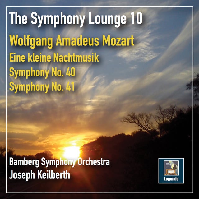 The Symphony Lounge, Vol. 10: Mozart Symphonies Nos. 40-41 & Eine kleine Nachtmusik - Cover