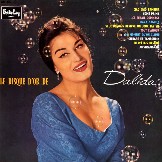 Le disque d'or de Dalida - Cover