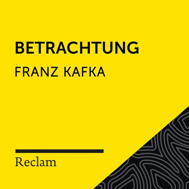 Kafka: Betrachtung (Reclam Hörbuch) - Cover
