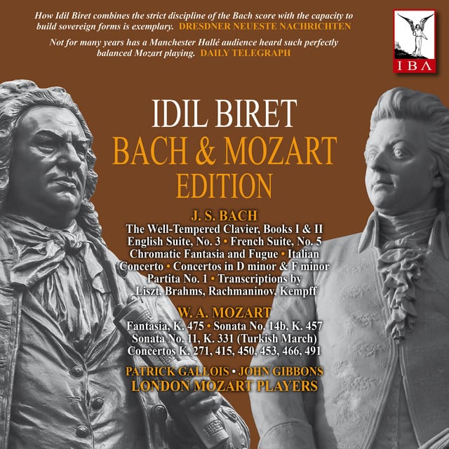 J.S. Bach & Mozart: Piano Works - Cover