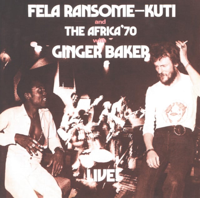 Fela With Ginger Baker Live! - Cover