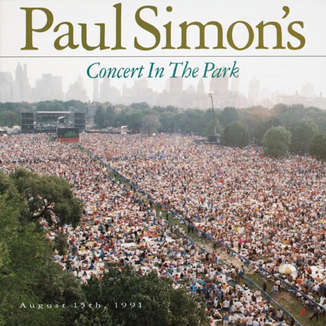 Paul Simon's Concert In The Park August 15, 1991 - Cover