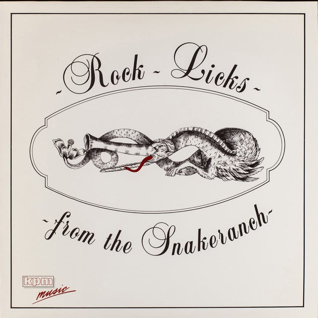 Kpm 1000 Series: Rock Licks from the Snake Ranch - Cover