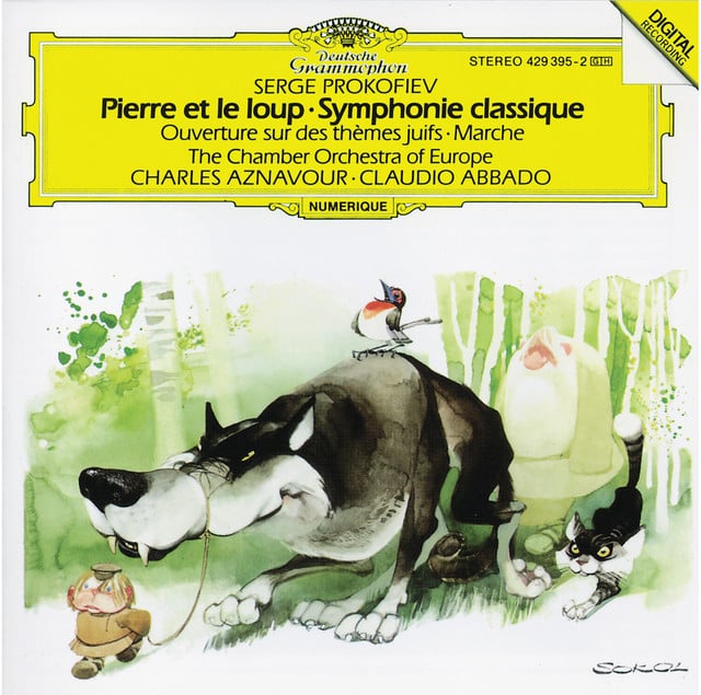 Prokofiev: Pierre et le loup; Symphonie Classique Op.25; Marche Op.99; Overture Op.34 - Cover