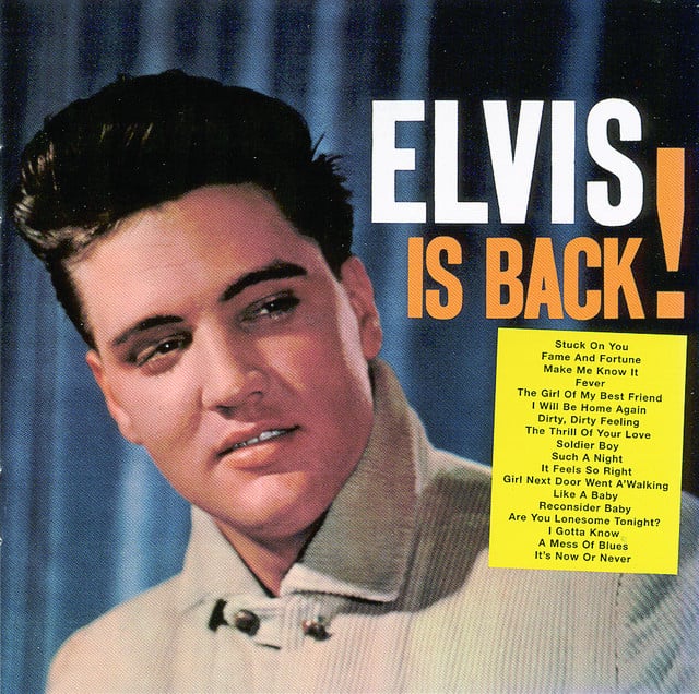 Elvis Is Back - Cover