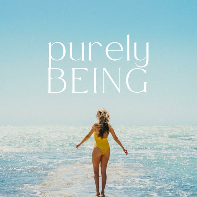 Purely Being Guided Meditations - Cover
