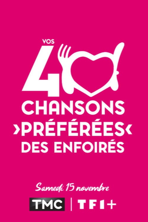 Vos 40 chansons préférées des Enfoirés - Cover