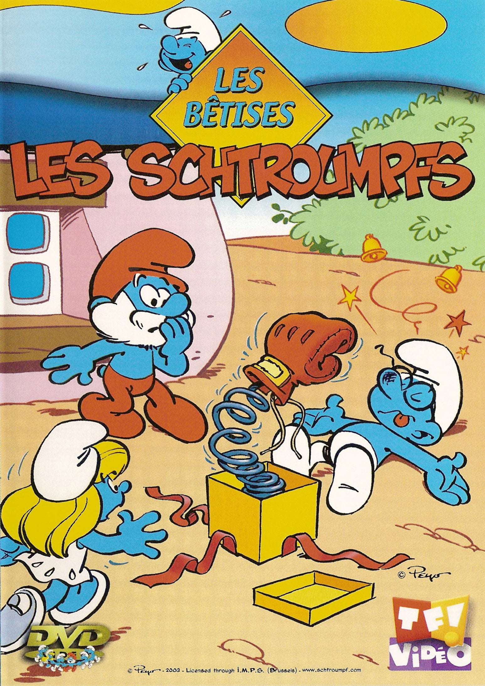 Les Schtroumpfs : Les bêtises - Cover
