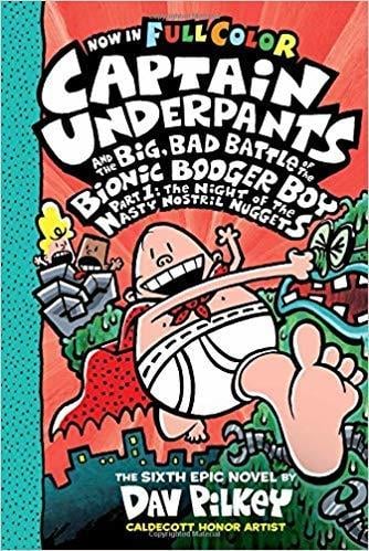 Captain Underpants The Wrath of the Wicked Wegie Woman / Big Bad Battle of the Bionic Boerboy Full Color Editions - Cover