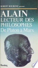Alain : lecteur des philosophes - Cover