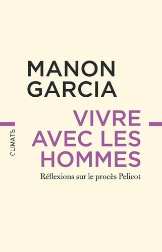 Vivre avec les hommes. Réflexions sur le procès Pelicot - Cover