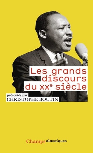 Les grands discours du XXe siècle - Cover