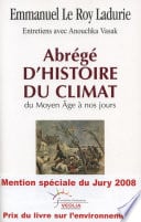 Abrégé d'histoire du climat - Cover