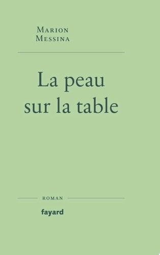 La peau sur la table - Cover