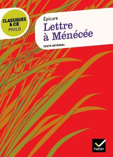Lettre à Ménécée - Cover