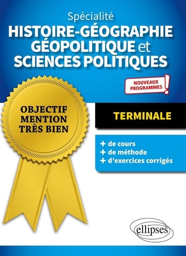 Spécialité Histoire-géographie, géopolitique et sciences politiques - Terminale - Nouveaux programmes - Cover
