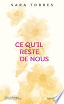 Ce qu'il reste de nous - Cover