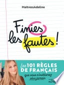 Finies les fautes - Cover