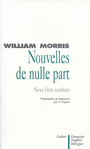 Nouvelles de nulle part ou Une ère de repos - Cover