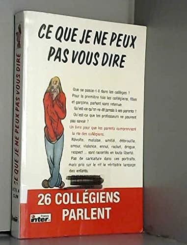 Ce que je ne peux pas vous dire - Cover