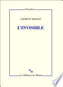L'Invisible - Cover
