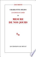 Mesure de nos jours - Cover