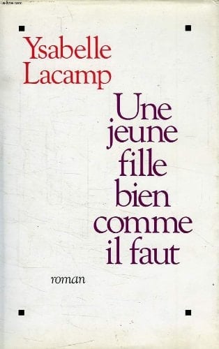 Une jeune fille bien comme il faut - Cover