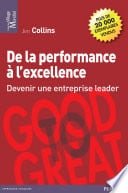 De la performance à l'excellence - Cover