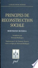 Principes de reconstruction sociale - Cover