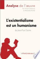 L'existentialisme est un humanisme de Jean-Paul Sartre (Analyse de l'oeuvre) - Cover