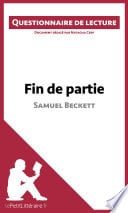 Fin de partie de Samuel Beckett - Cover