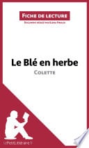 Le Blé en herbe de Colette - Cover