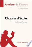 Chagrin d'école de Daniel Pennac (Analyse de l'oeuvre) - Cover