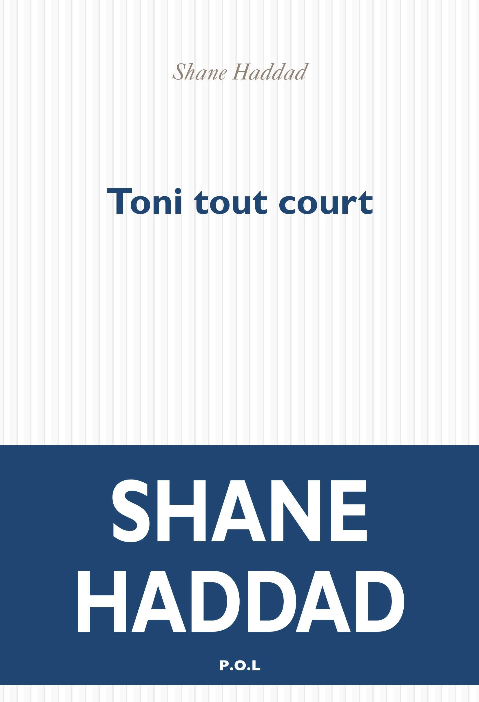 Toni tout court (Fiction) - Cover