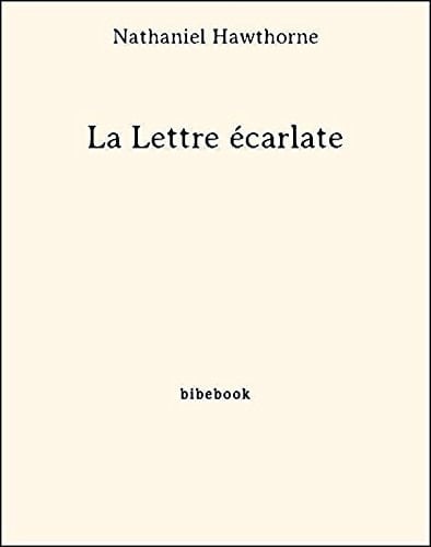 La Lettre écarlate - Cover