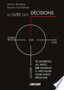 Le livre des décisions - Cover