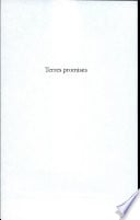Terres promises - Cover