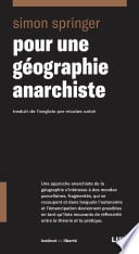 Pour une géographie anarchiste - Cover