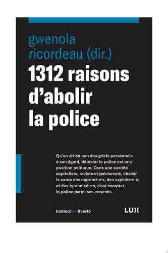 1312 raisons d'abolir la police - Cover