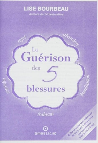 La guérison des 5 blessures rejet, abandon, humiliation, trahison, injustice - Cover