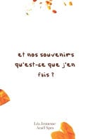 Et nos souvenirs, qu'est-ce que j'en fais ? - Cover