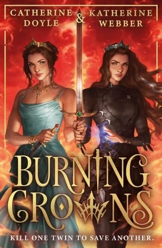 Burning Crowns (Twin Crowns, Book 3) - Cover