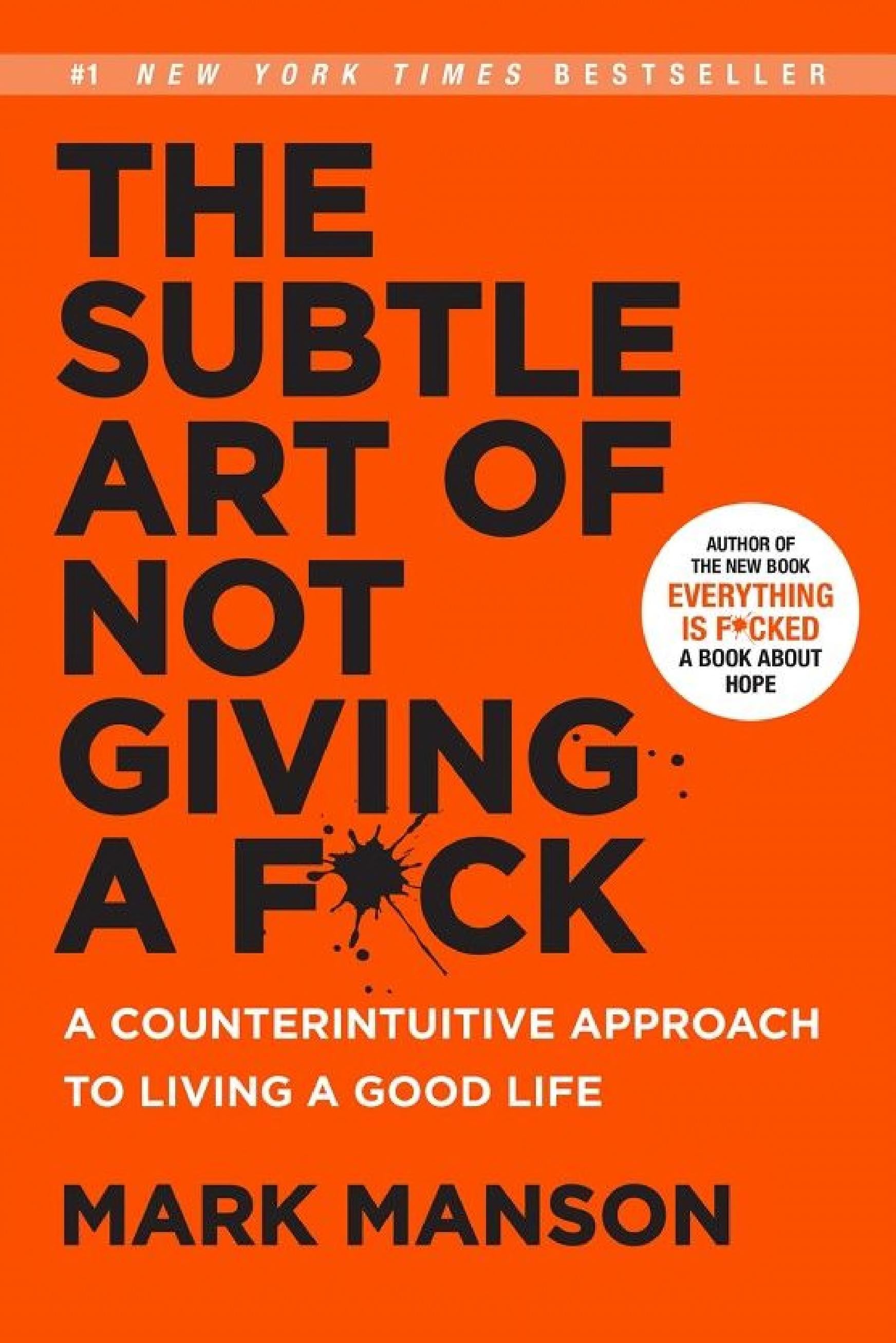 The Subtle Art of Not Giving a F*ck - Cover