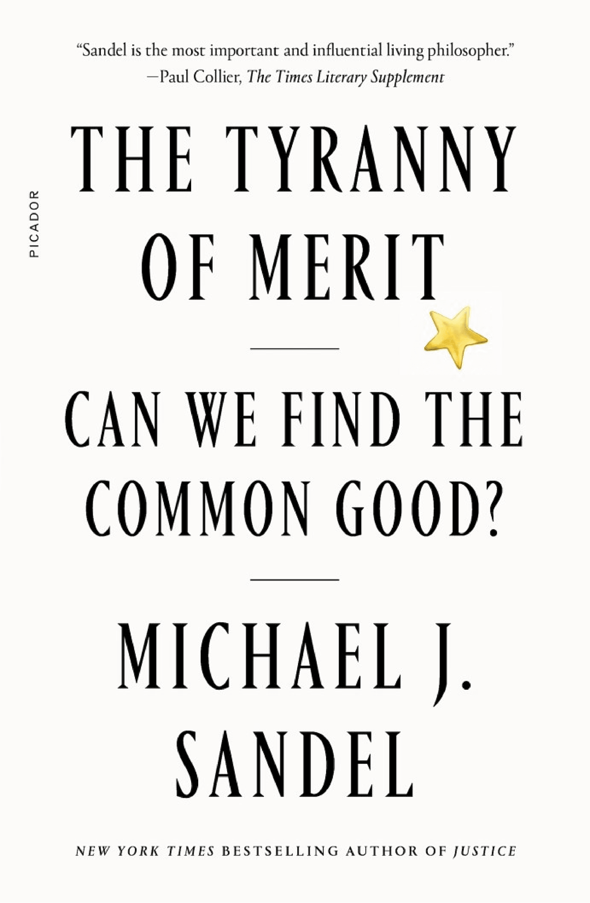 The Tyranny of Merit - Cover