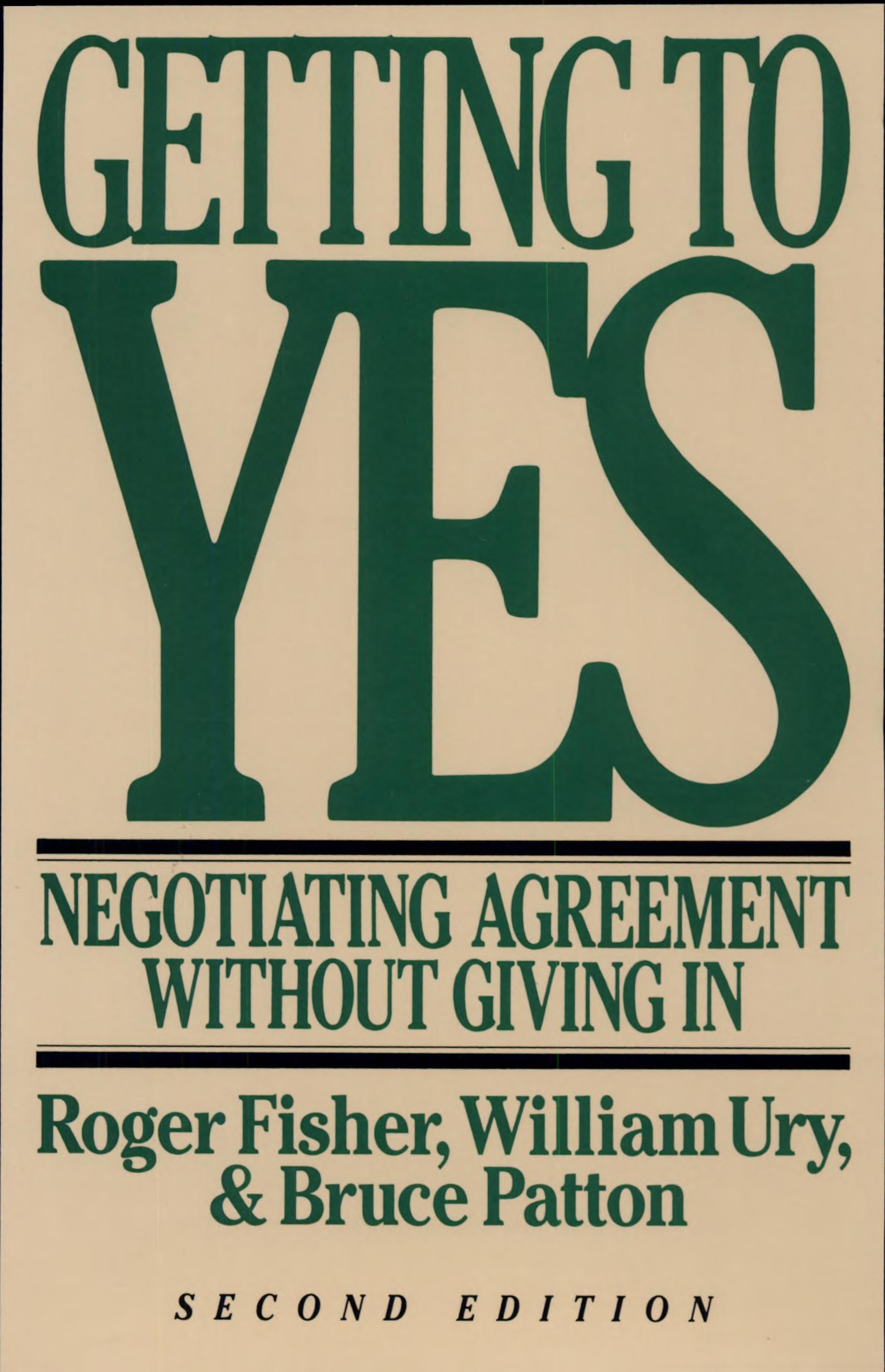 Getting to Yes - Cover