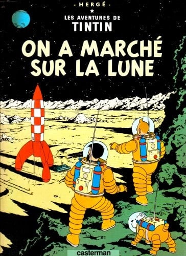 The Adventures of Tintin: Destination Moon - Cover