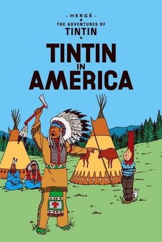 Tintin en Amerique - Cover