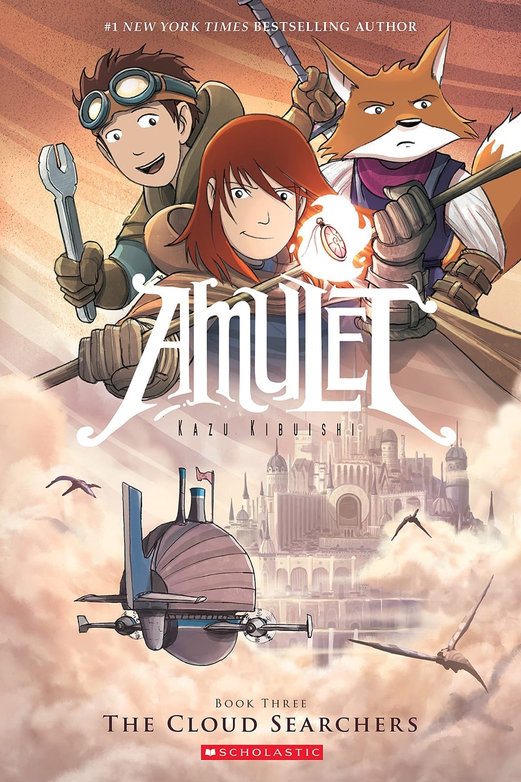 The Cloud Searchers (Amulet #3) - Cover