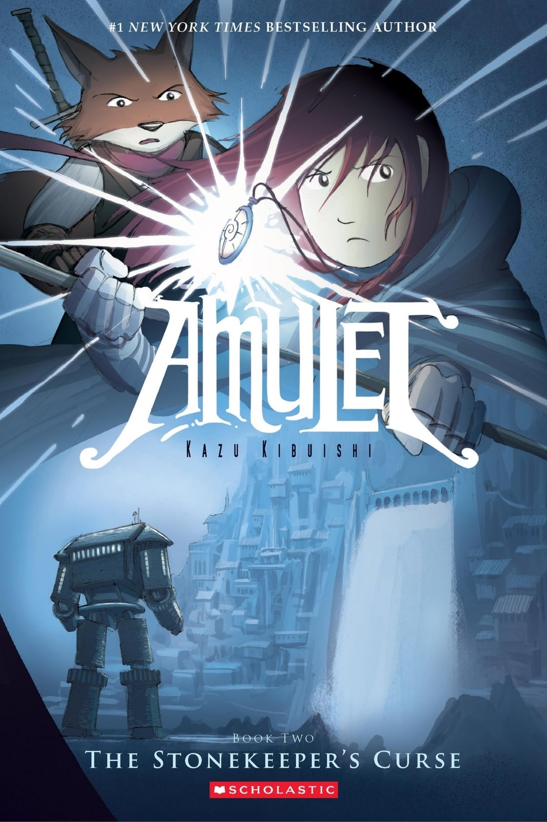 The Stonekeeper's Curse: A Graphic Novel (Amulet #2) - Cover