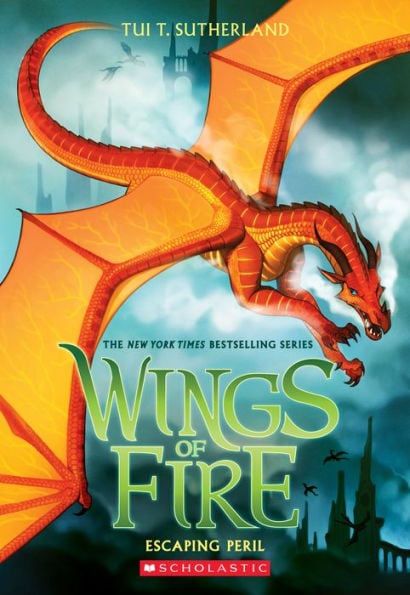 Escaping Peril (Wings of Fire Series #8) - Cover